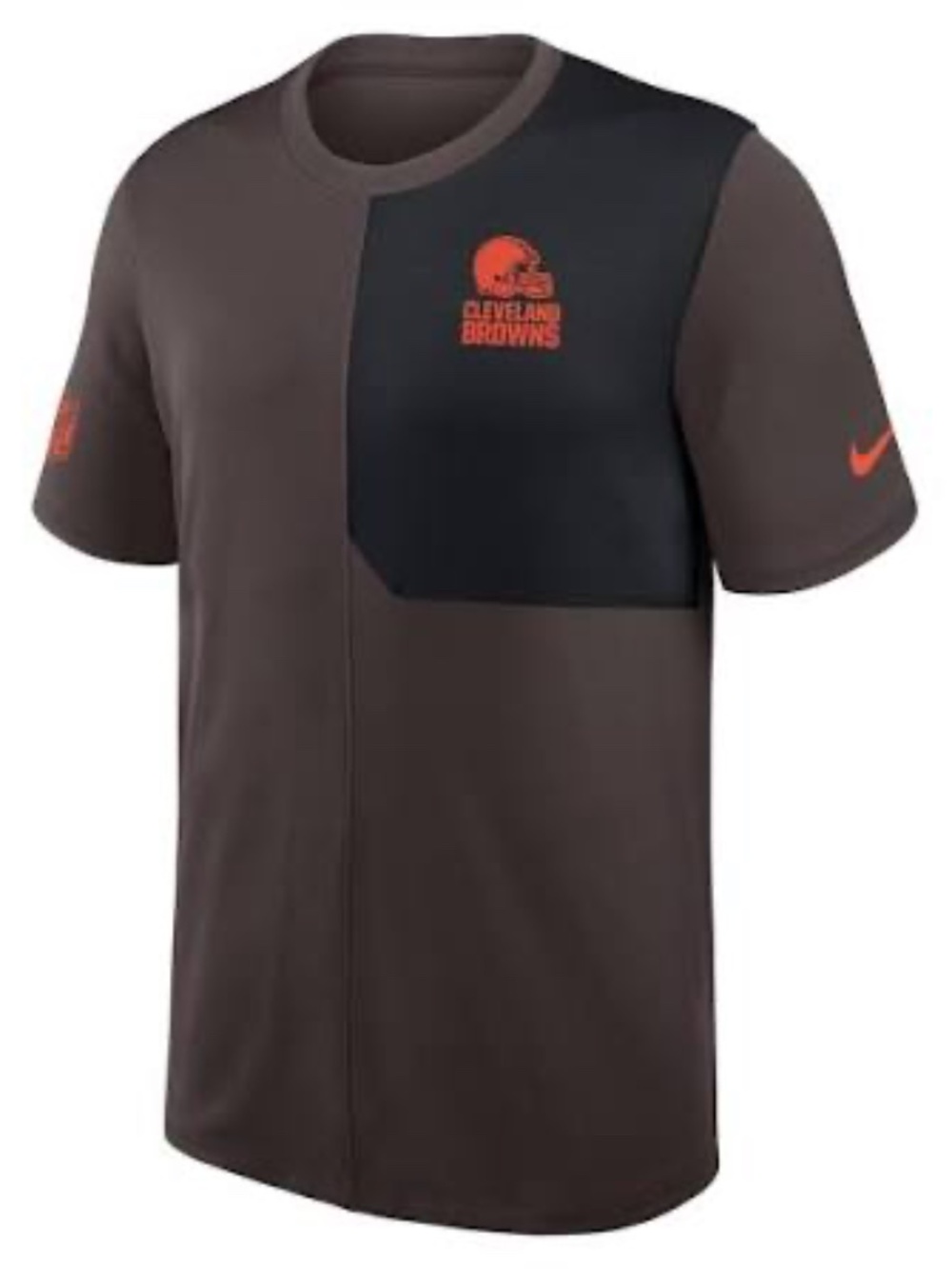NFL CLEVELAND BROWNS NIKE T SHIRTS & APPAREL BUNDLE, LARGE